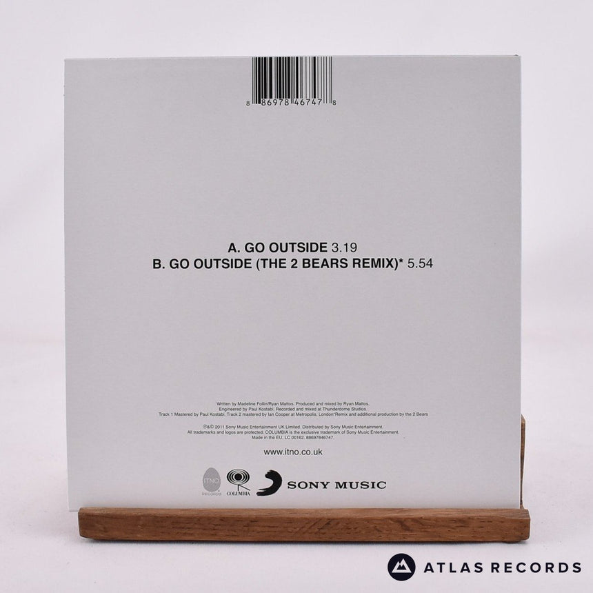 Cults - Go Outside - White Limited Edition Reissue 7" Vinyl Record - NM/NM