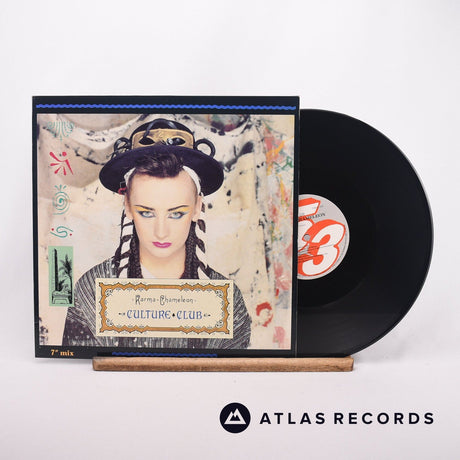 Culture Club Karma Chameleon 12" Vinyl Record - Front Cover & Record