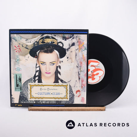 Culture Club Karma Chameleon 12" Vinyl Record - Front Cover & Record