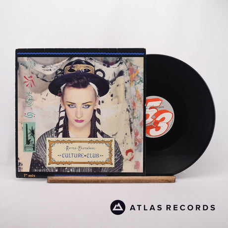 Culture Club Karma Chameleon 12" Vinyl Record - Front Cover & Record
