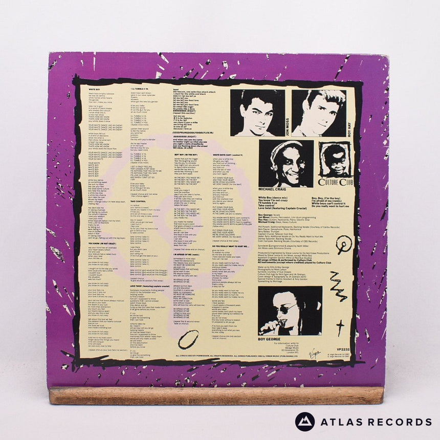Culture Club - Kissing To Be Clever - Die-Cut Sleeve LP Vinyl Record - VG+/VG+