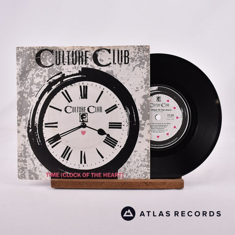 Culture Club Time (Clock Of The Heart) 7" Vinyl Record - Front Cover & Record