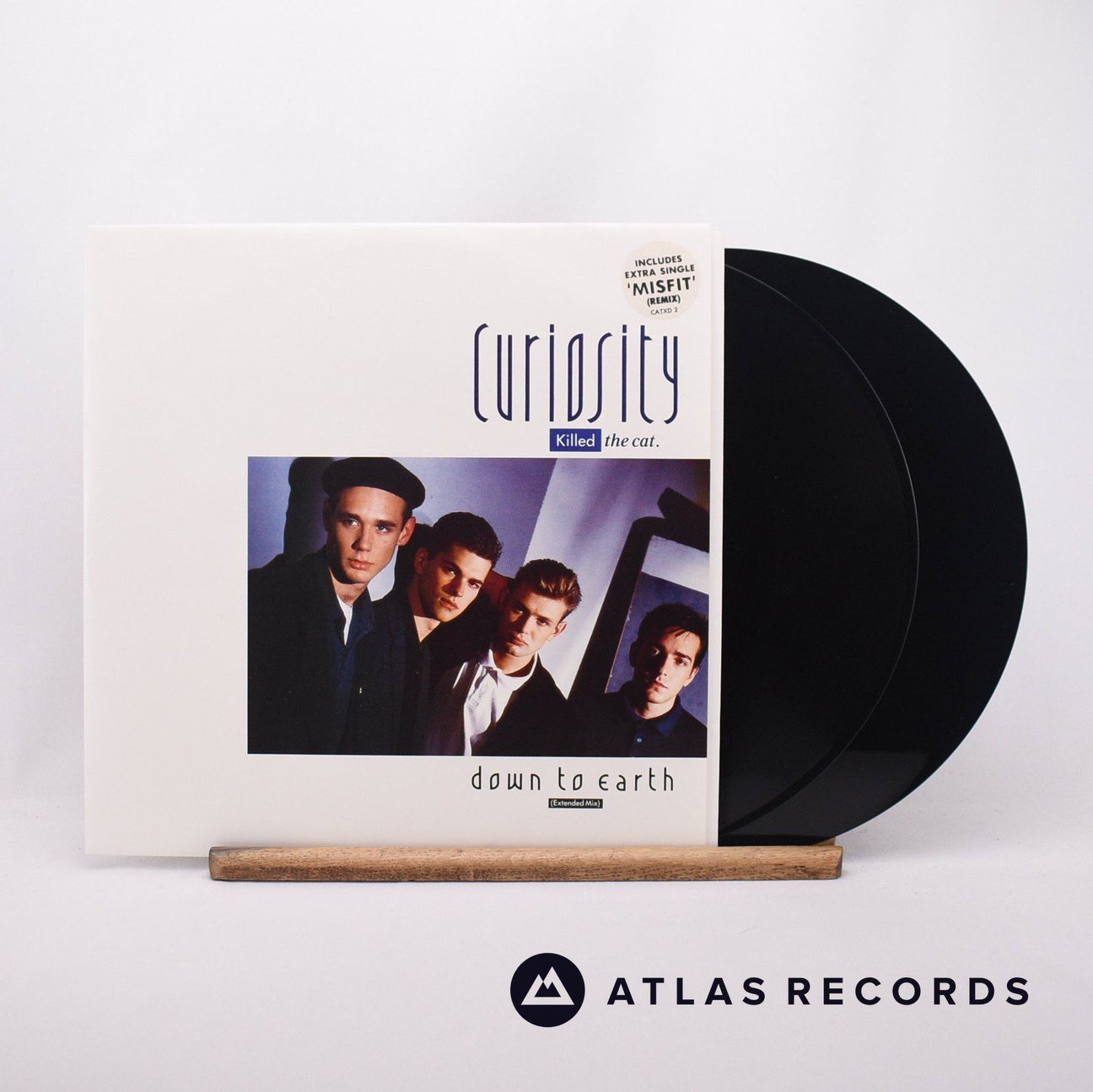 Curiosity Killed The Cat Down To Earth 2 x 12" Vinyl Record - Front Cover & Record