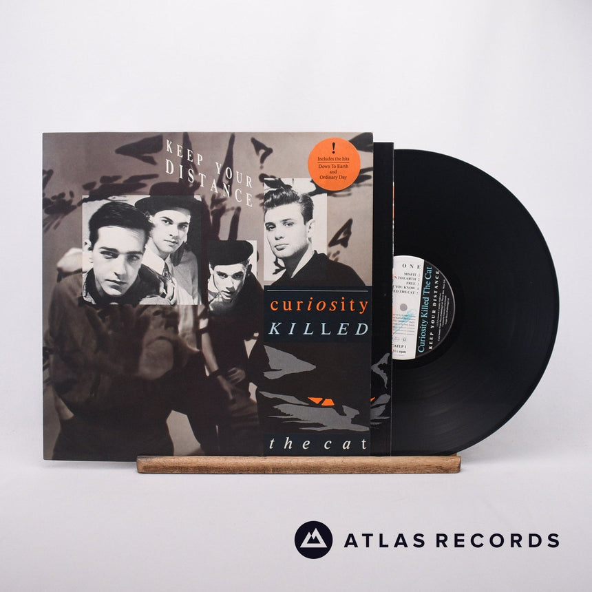 Curiosity Killed The Cat Keep Your Distance LP Vinyl Record - Front Cover & Record