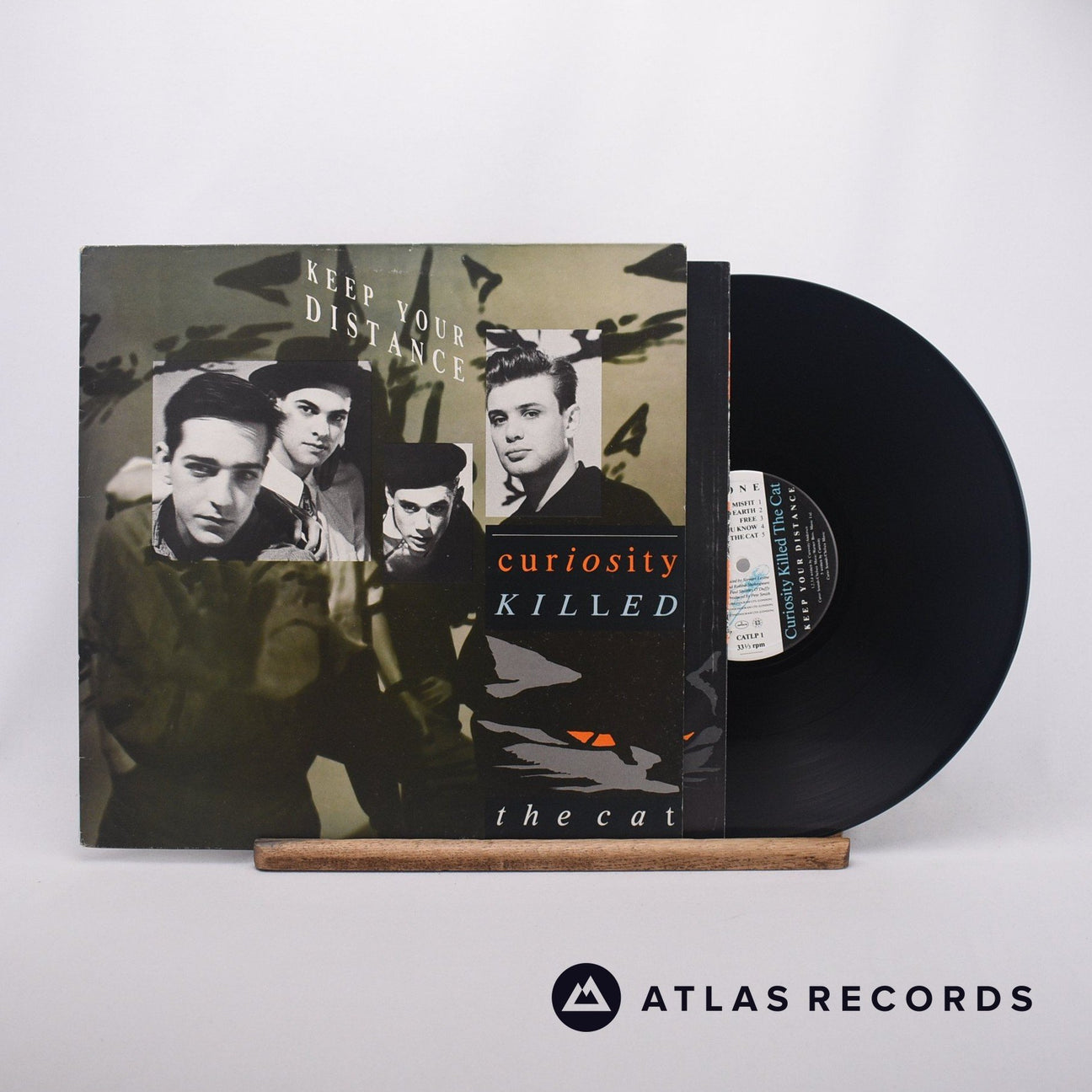 Curiosity Killed The Cat Keep Your Distance LP Vinyl Record - Front Cover & Record