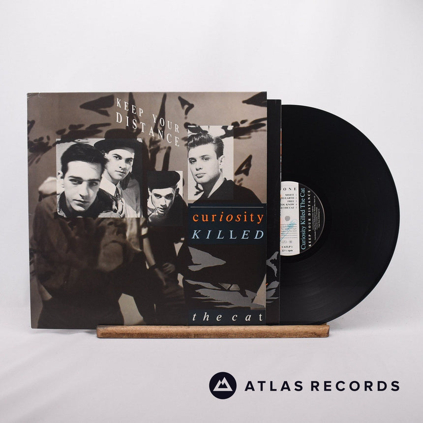 Curiosity Killed The Cat Keep Your Distance LP Vinyl Record - Front Cover & Record