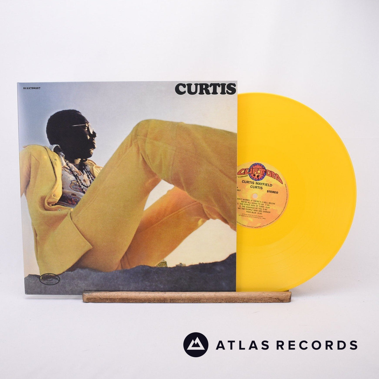 Curtis Mayfield Curtis LP Vinyl Record - Front Cover & Record