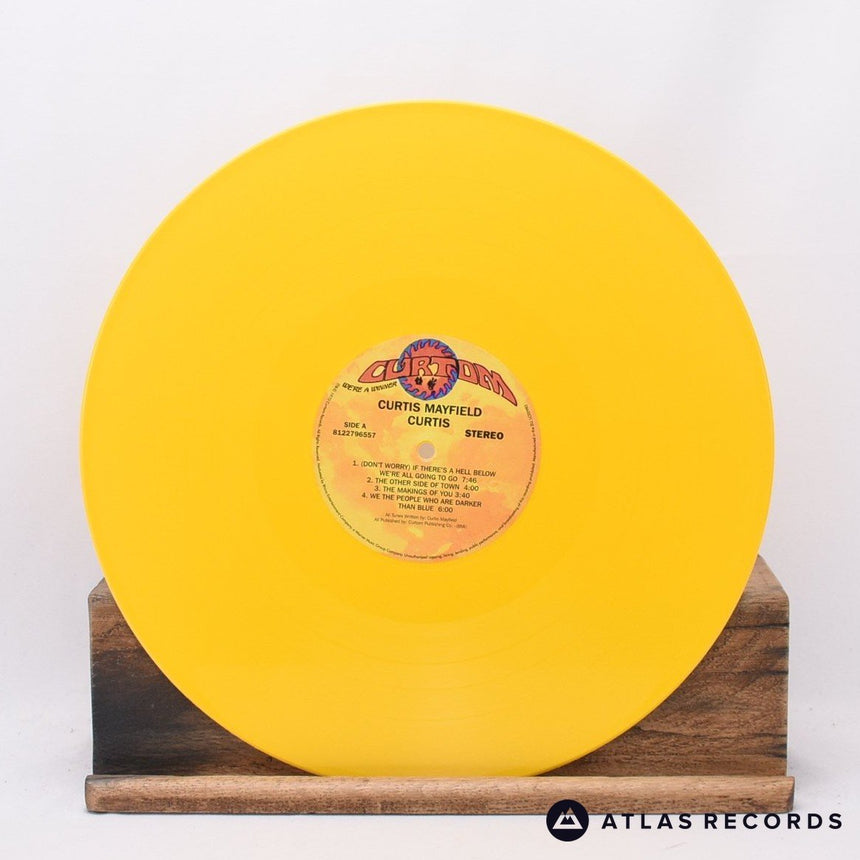 Curtis Mayfield - Curtis - Yellow Limited Edition LP Vinyl Record - EX/NM