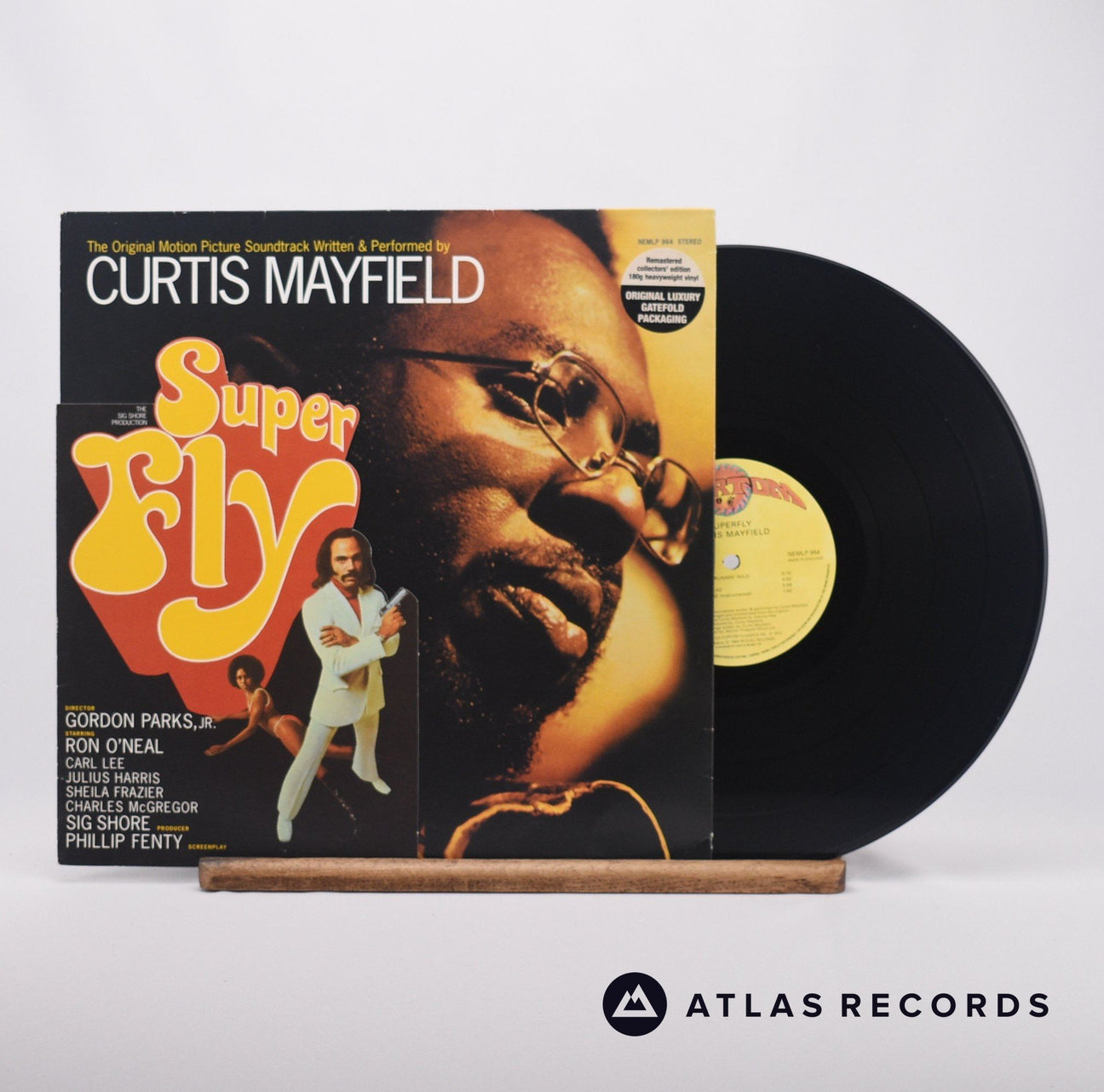 Curtis Mayfield Super Fly LP Vinyl Record - Front Cover & Record