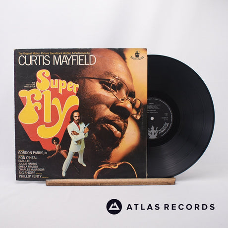 Curtis Mayfield Super Fly LP Vinyl Record - Front Cover & Record