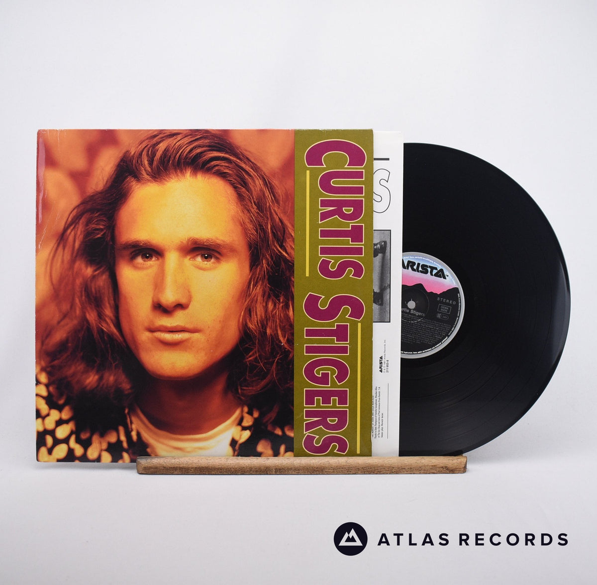 Curtis Stigers Curtis Stigers LP Vinyl Record - Front Cover & Record