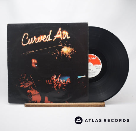 Curved Air Curved Air Live LP Vinyl Record - Front Cover & Record