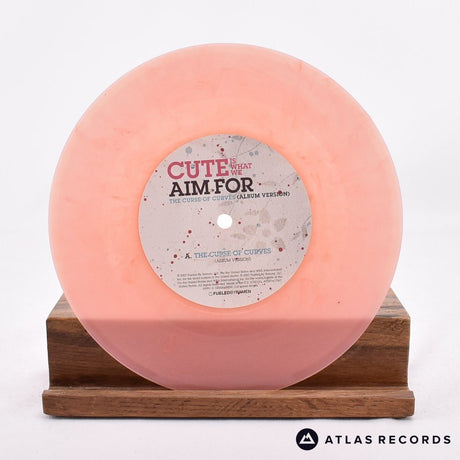 Cute Is What We Aim For - The Curse Of Curves - Pink 7" Vinyl Record - NM/NM