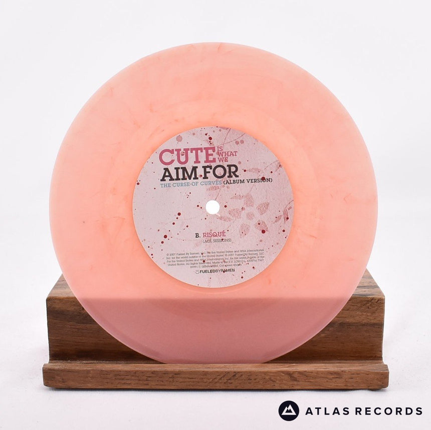 Cute Is What We Aim For - The Curse Of Curves - Pink 7" Vinyl Record - NM/NM