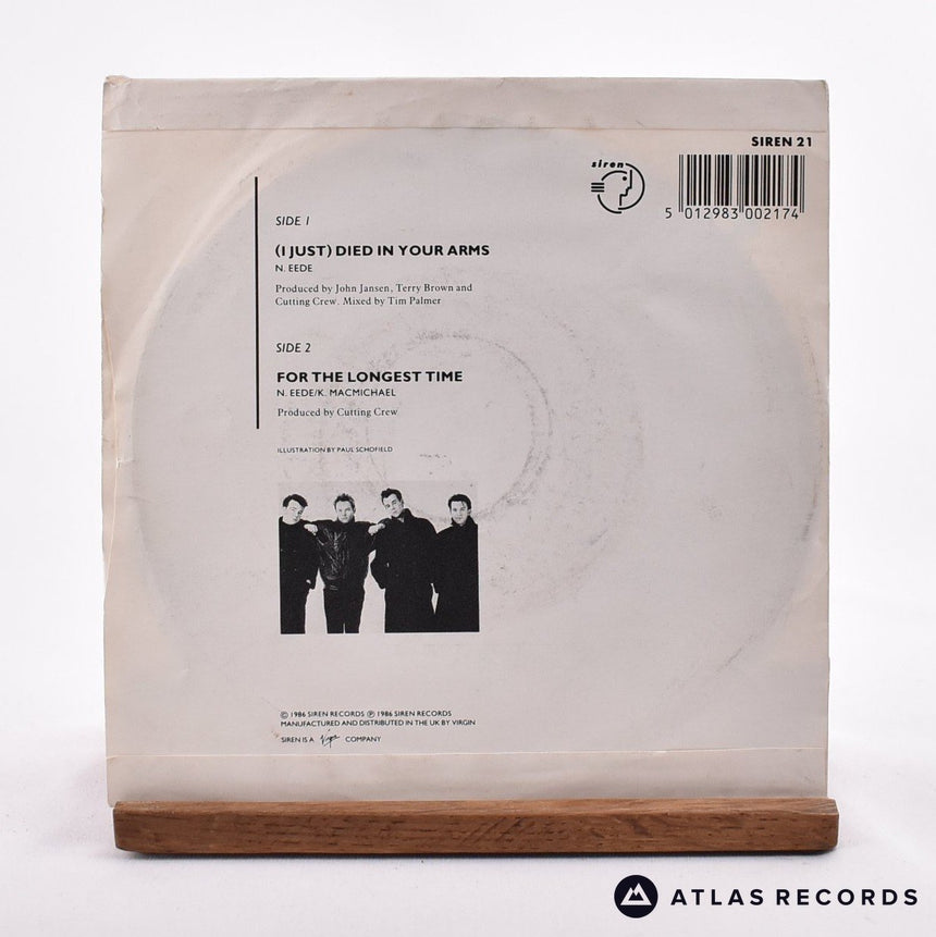 Cutting Crew - (I Just) Died In Your Arms - 7" Vinyl Record - VG+/EX