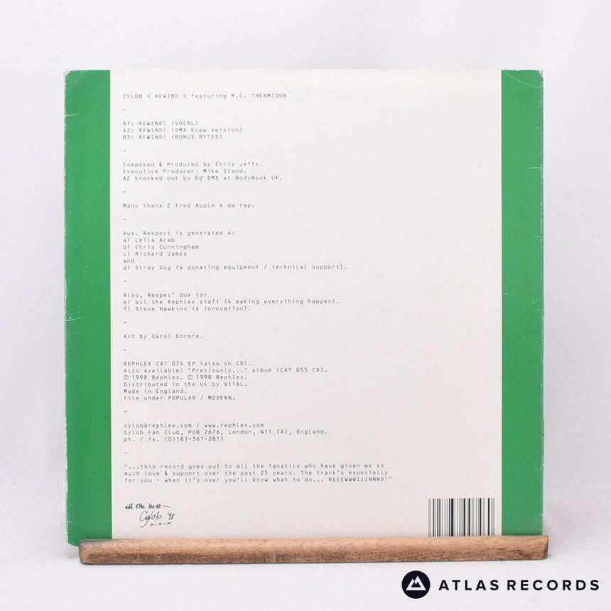 Cylob - Rewind! - 12" Vinyl Record - VG+/VG+