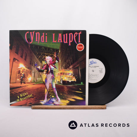Cyndi Lauper A Night To Remember LP Vinyl Record - Front Cover & Record