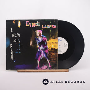 Cyndi Lauper I Drove All Night 12" Vinyl Record - Front Cover & Record