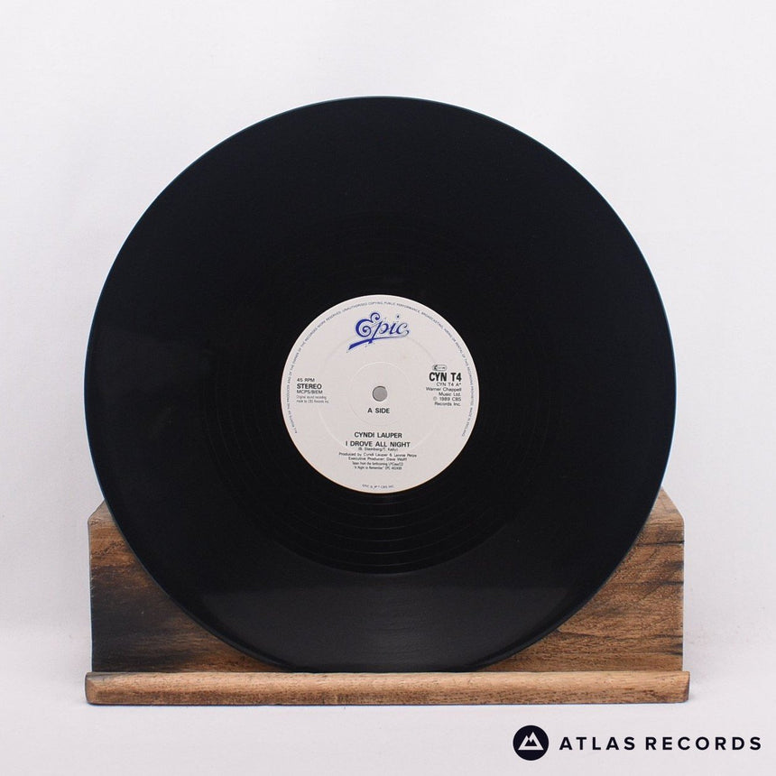 Cyndi Lauper - I Drove All Night - 12" Vinyl Record - VG+/EX