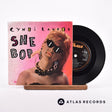 Cyndi Lauper She Bop 7" Vinyl Record - Front Cover & Record