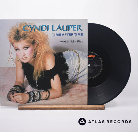 Cyndi Lauper Time After Time 12" Vinyl Record - Front Cover & Record