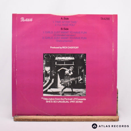 Cyndi Lauper - Time After Time - 12" Vinyl Record - VG+/EX