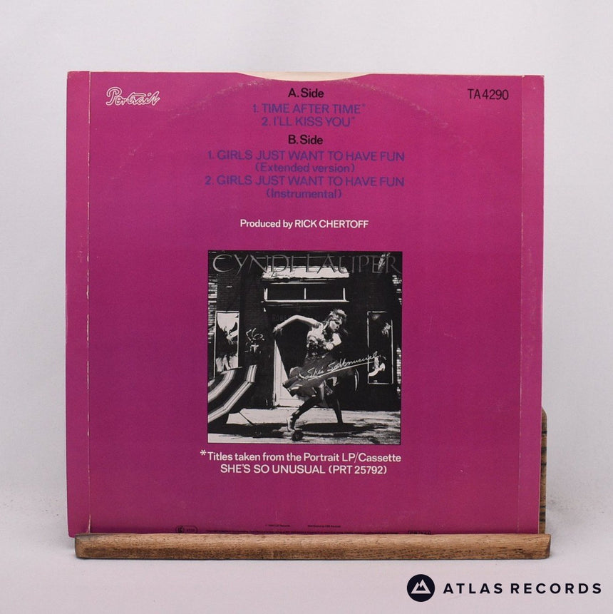 Cyndi Lauper - Time After Time - 12" Vinyl Record - VG+/EX