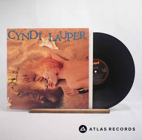 Cyndi Lauper True Colors LP Vinyl Record - Front Cover & Record