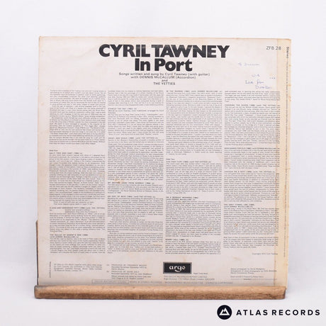 Cyril Tawney - In Port - LP Vinyl Record - VG+/VG+
