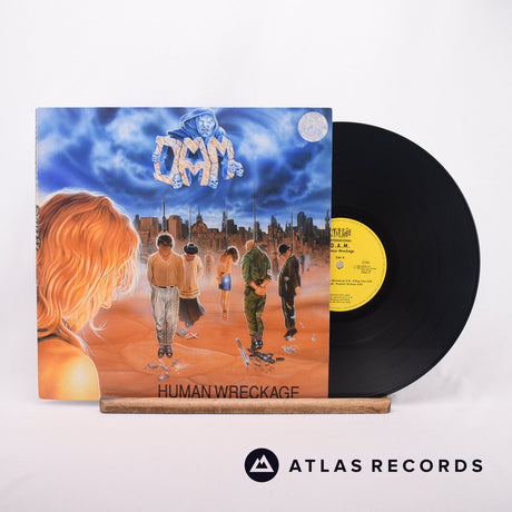 D.A.M. Human Wreckage LP Vinyl Record - Front Cover & Record