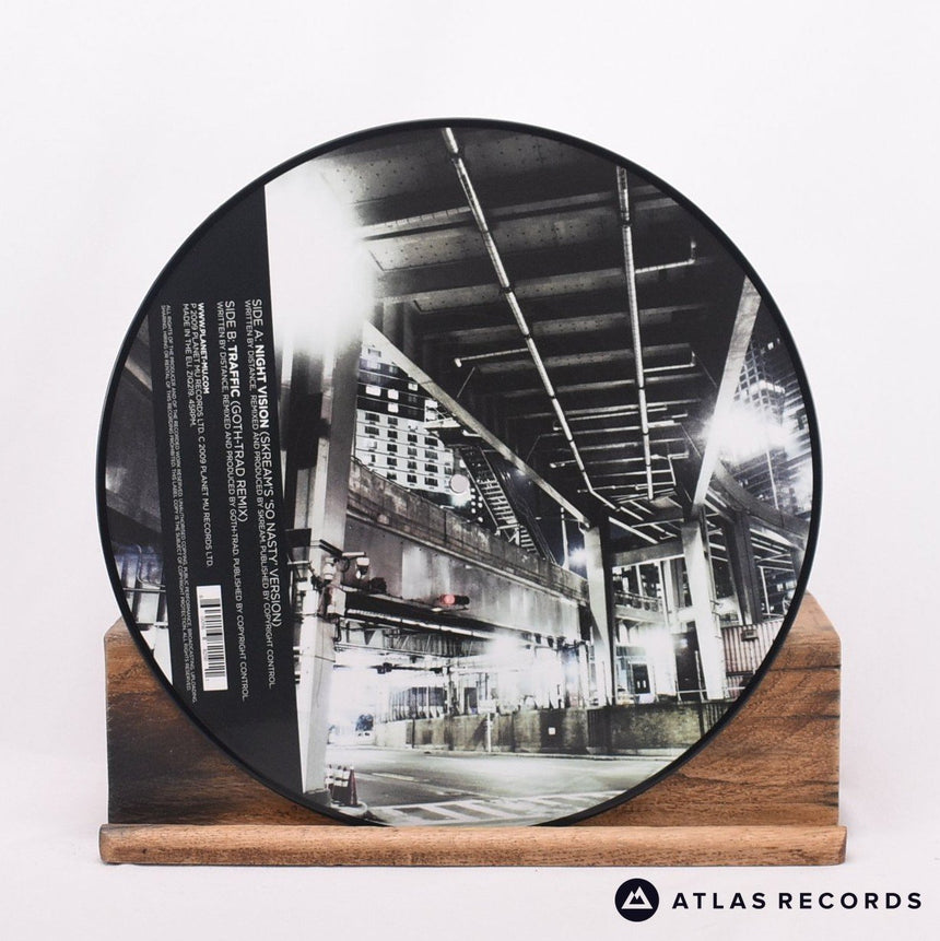 DJ Distance - Night Vision / Traffic (Remixes) - 12" Vinyl Record - EX