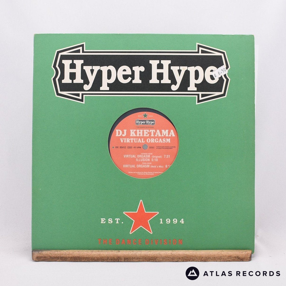 DJ Khetama Virtual Orgasm 12" Vinyl Record - In Sleeve