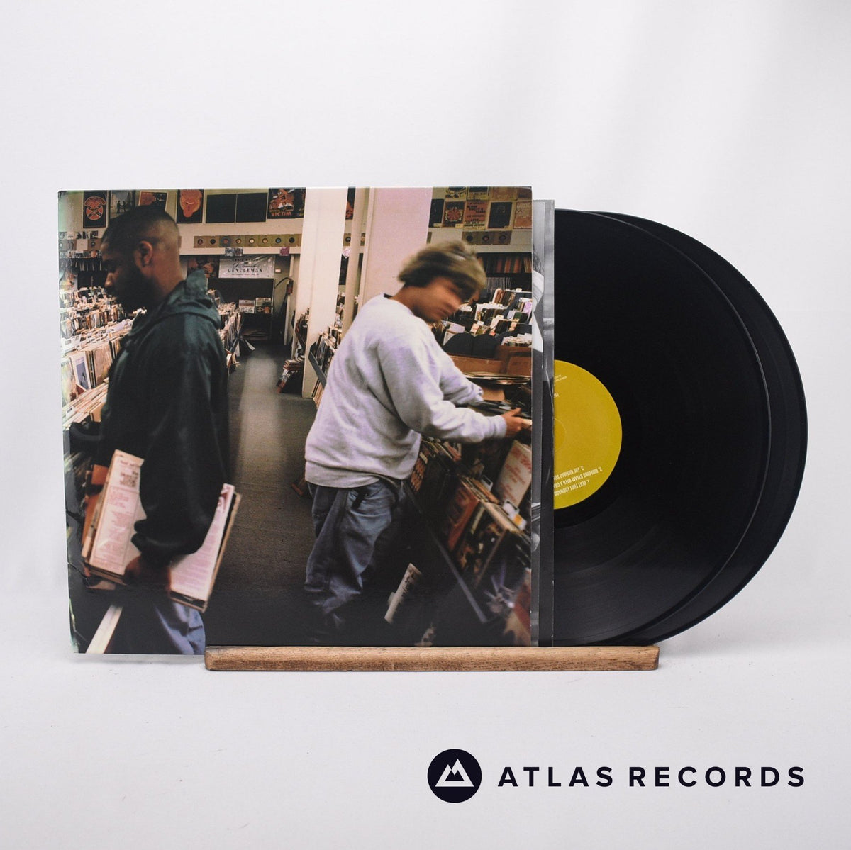 DJ Shadow Endtroducing..... 2 x LP Vinyl Record - Front Cover & Record