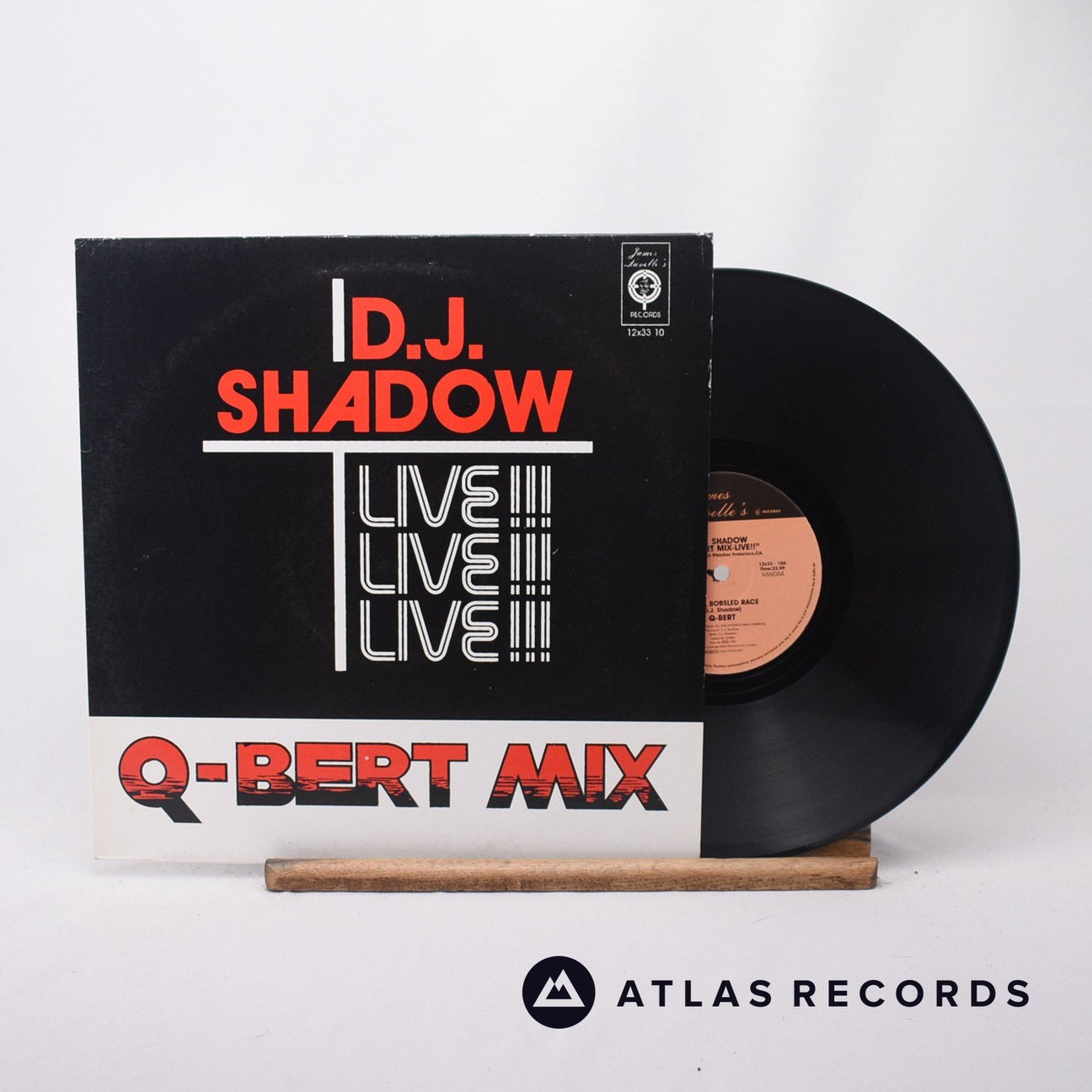 D.J. Shadow Q-Bert Mix 12" Vinyl Record - Front Cover & Record