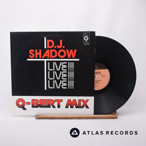 D.J. Shadow Q-Bert Mix 12" Vinyl Record - Front Cover & Record