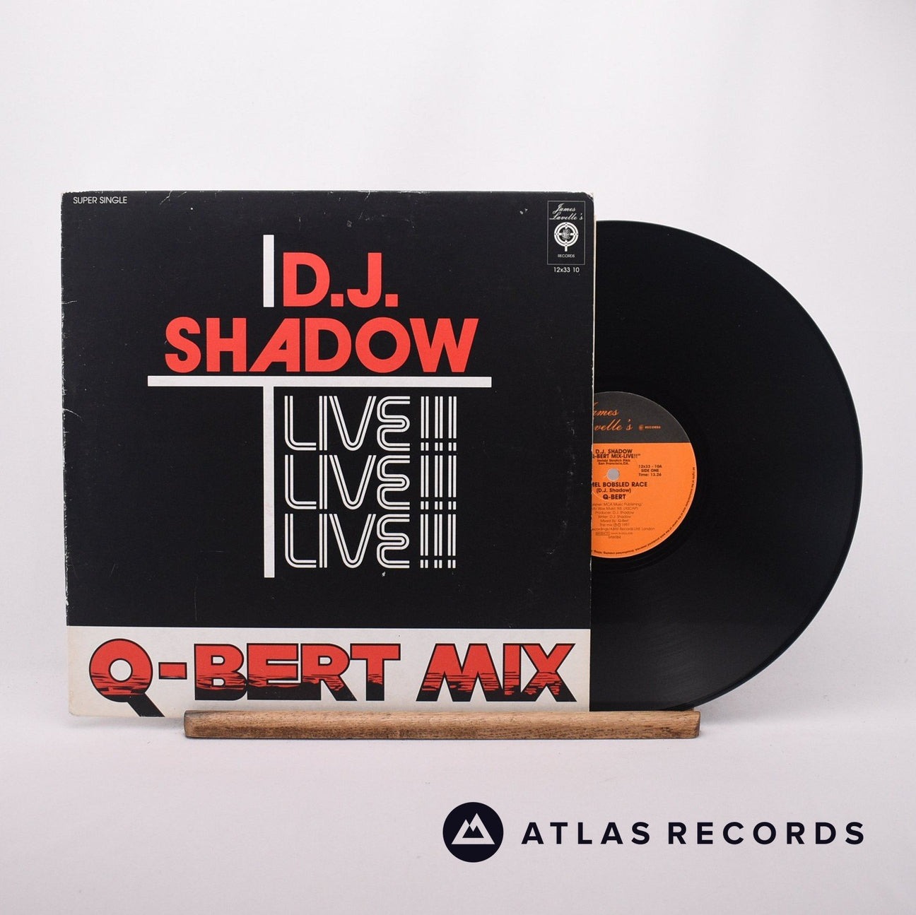 DJ Shadow Q-Bert Mix 12" Vinyl Record - Front Cover & Record