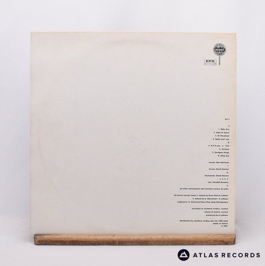 DJ Spike - Tasteless Cuts - Mpo LP Vinyl Record - VG+/VG+