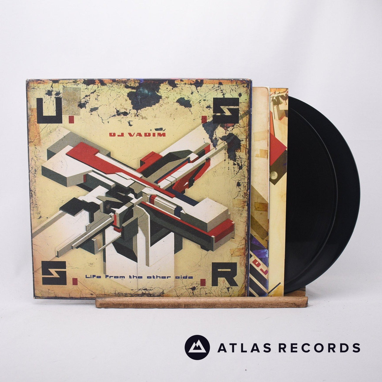DJ Vadim U.S.S.R. Life From The Other Side 2 x LP Vinyl Record - Front Cover & Record