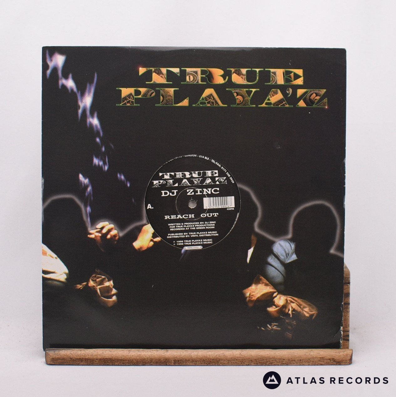 DJ Zinc Reach Out 12" Vinyl Record - Front Cover & Record