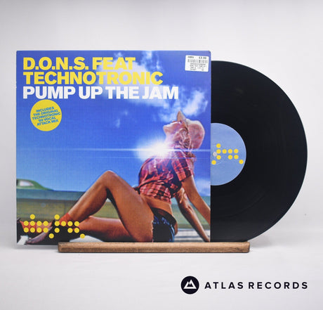 D.O.N.S. Pump Up The Jam 12" Vinyl Record - Front Cover & Record