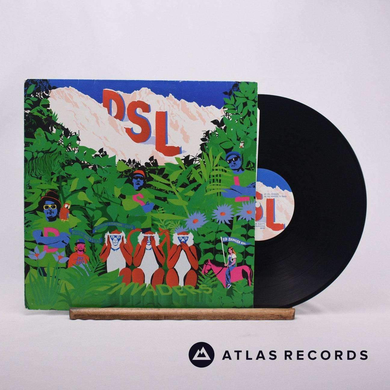 DSL Invaders 12" Vinyl Record - Front Cover & Record