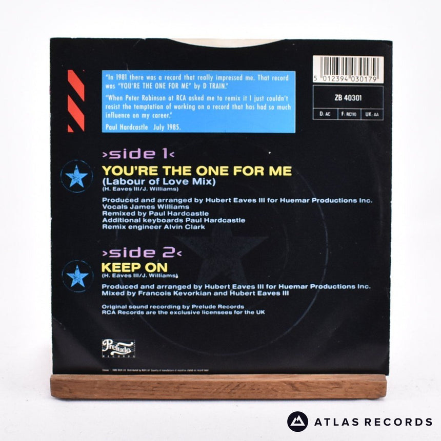 D-Train - You're The One For Me - 7" Vinyl Record - EX/EX