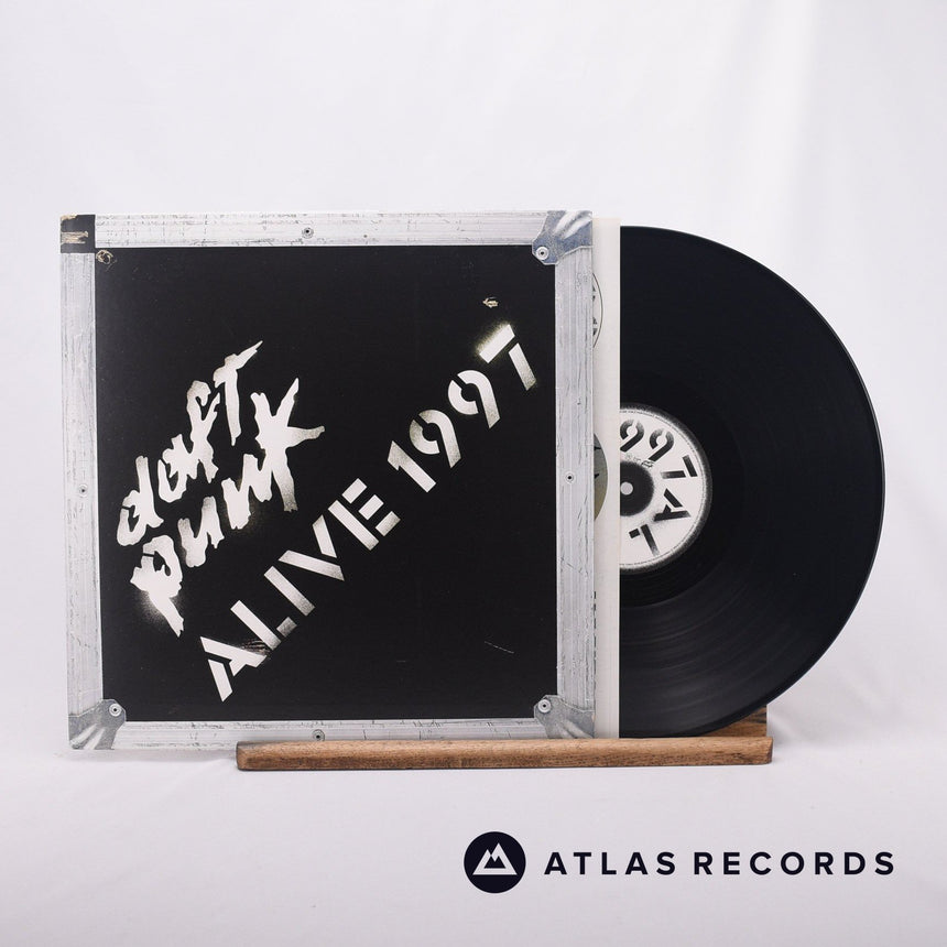 Daft Punk Alive 1997 LP Vinyl Record - Front Cover & Record
