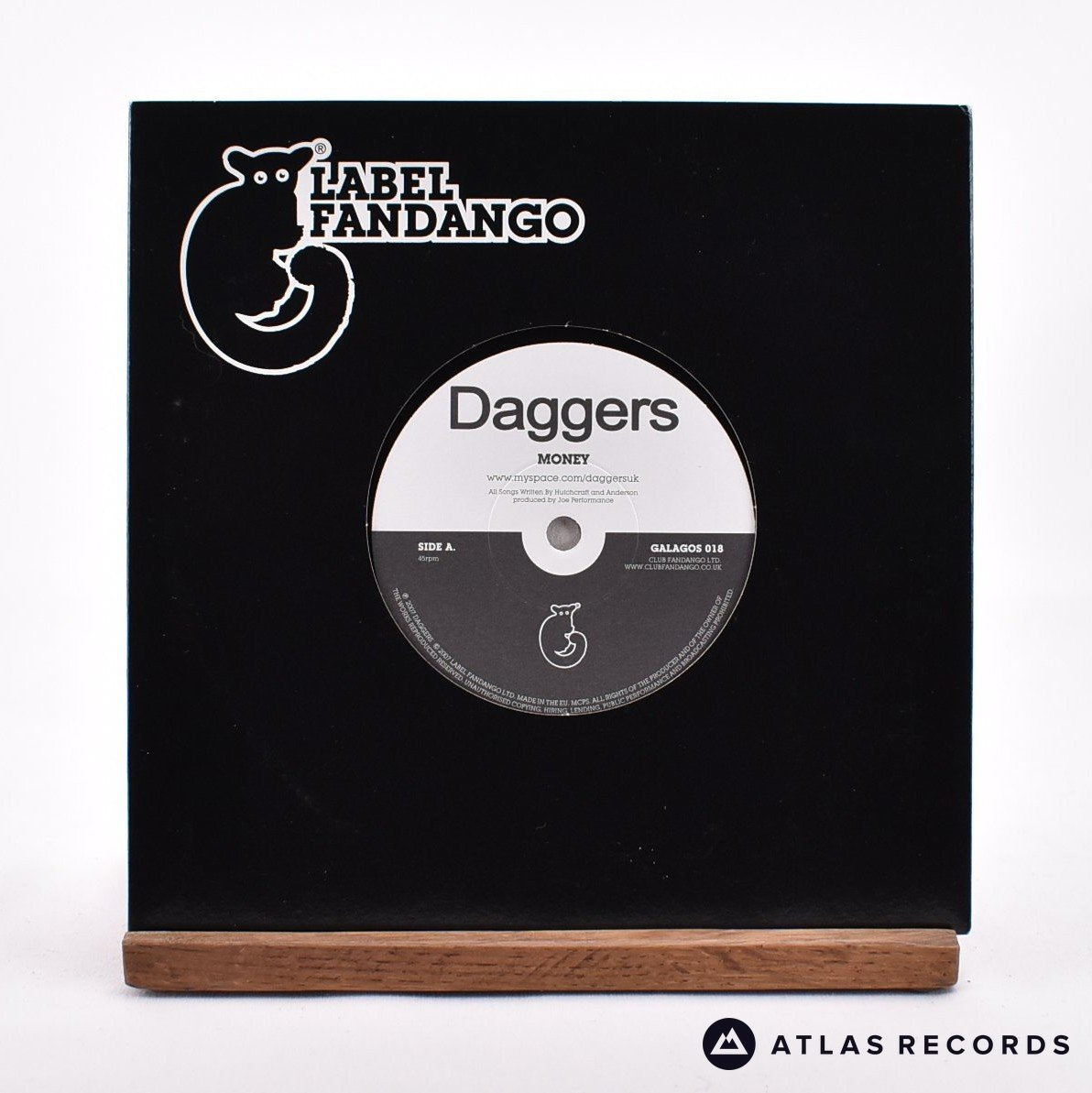 Daggers Money 7" Vinyl Record - Front Cover & Record