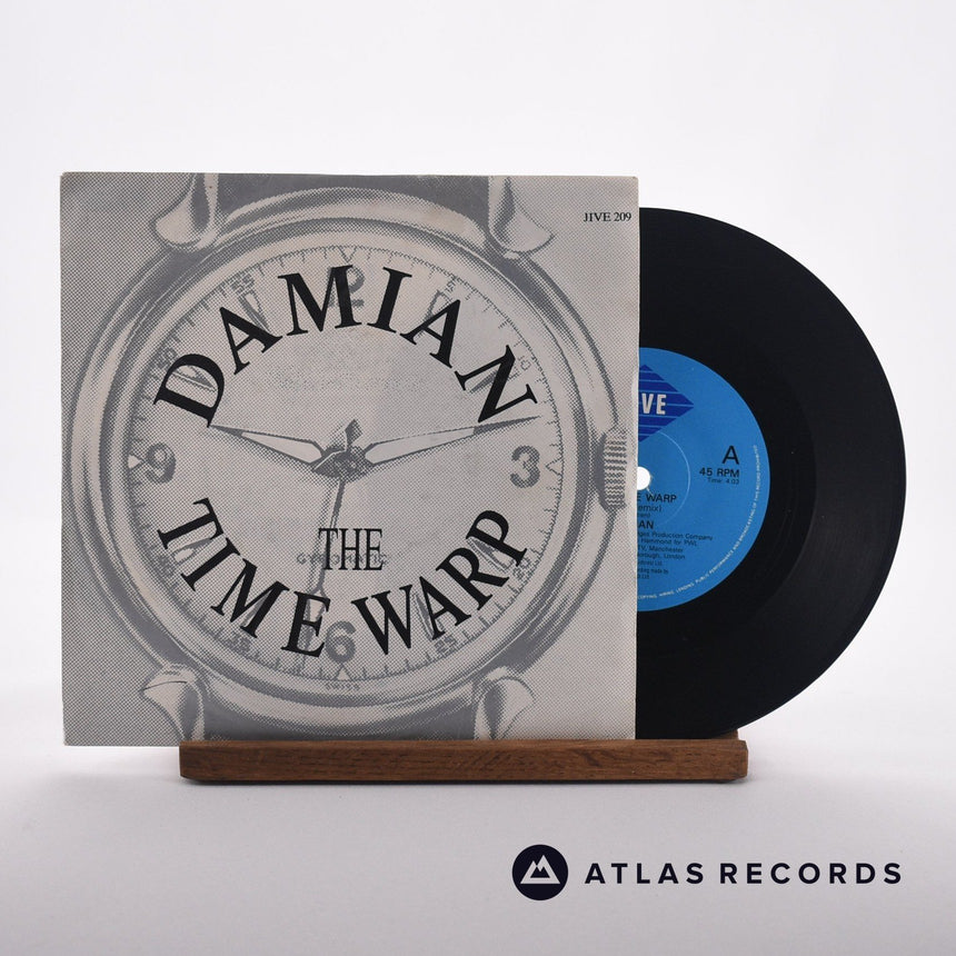 Damian The Time Warp 7" Vinyl Record - Front Cover & Record