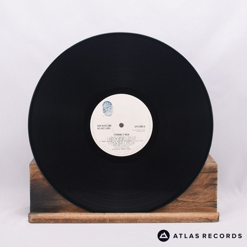 Dan Hicks And His Hot Licks - Striking It Rich! - LP Vinyl Record - EX/EX