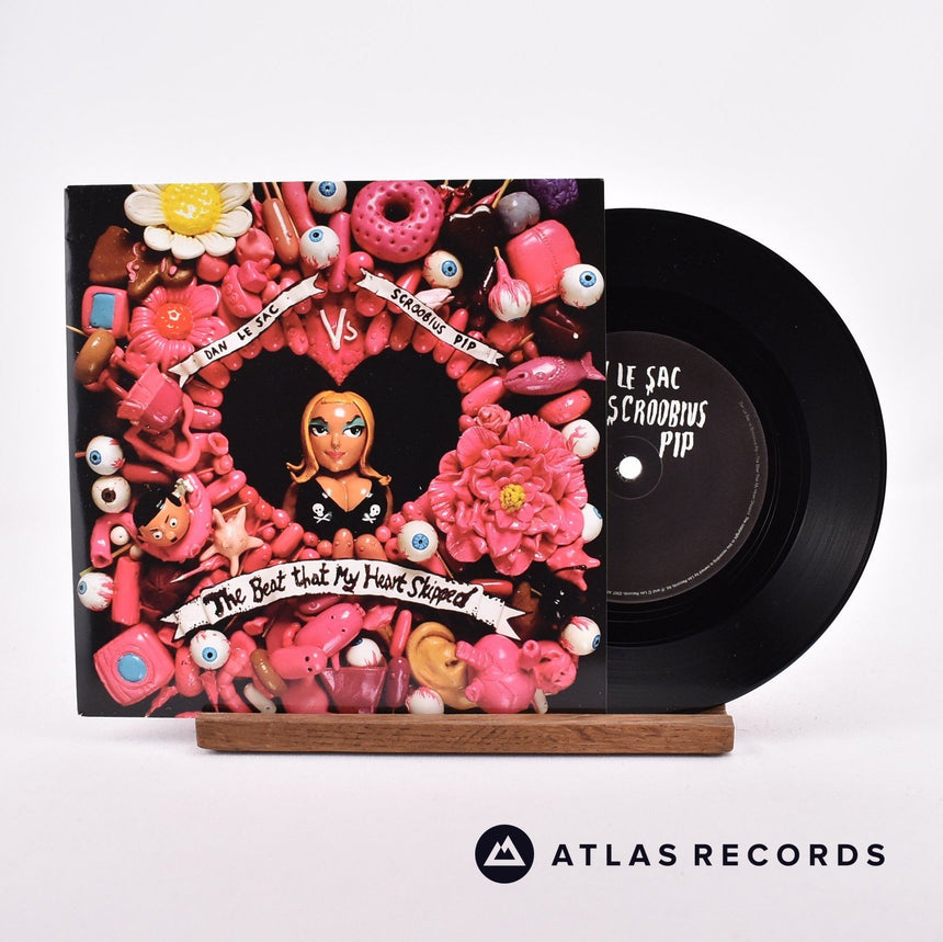 Dan Le Sac vs Scroobius Pip The Beat That My Heart Skipped 7" Vinyl Record - Front Cover & Record