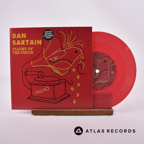Dan Sartain Flight Of The Finch 7" Vinyl Record - Front Cover & Record