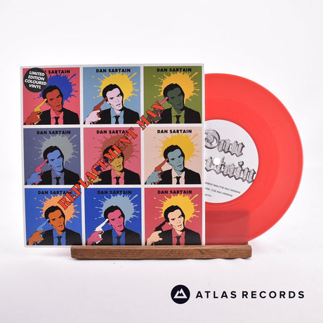 Dan Sartain Replacement Man 7" Vinyl Record - Front Cover & Record