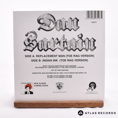 Dan Sartain - Replacement Man - Red Limited Edition 7" Vinyl Record - NM/NM